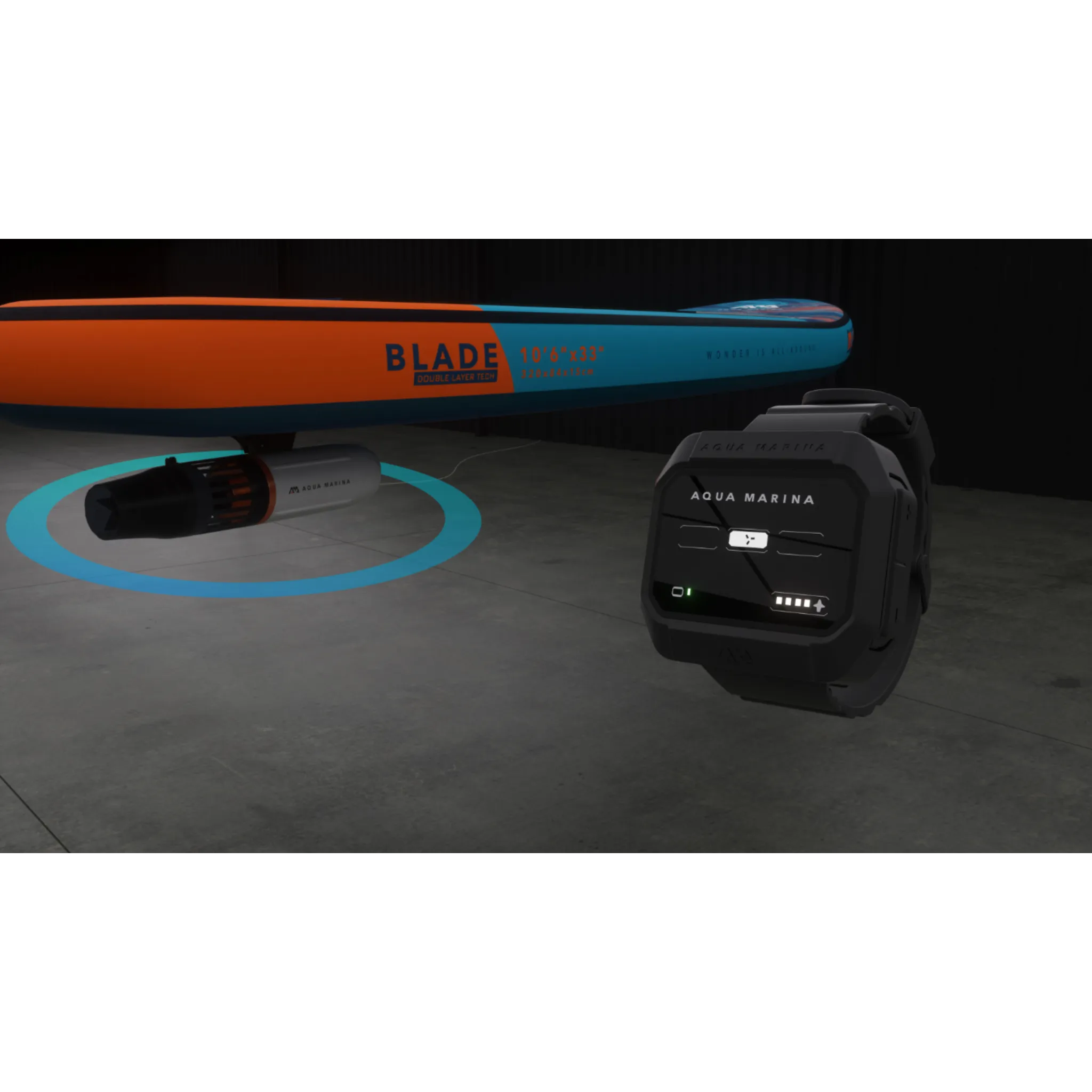 Aqua Marina - BlueDrive X PRO Power Fin Kayak/SUP/Snorkeling/Scuba Propulsion Device