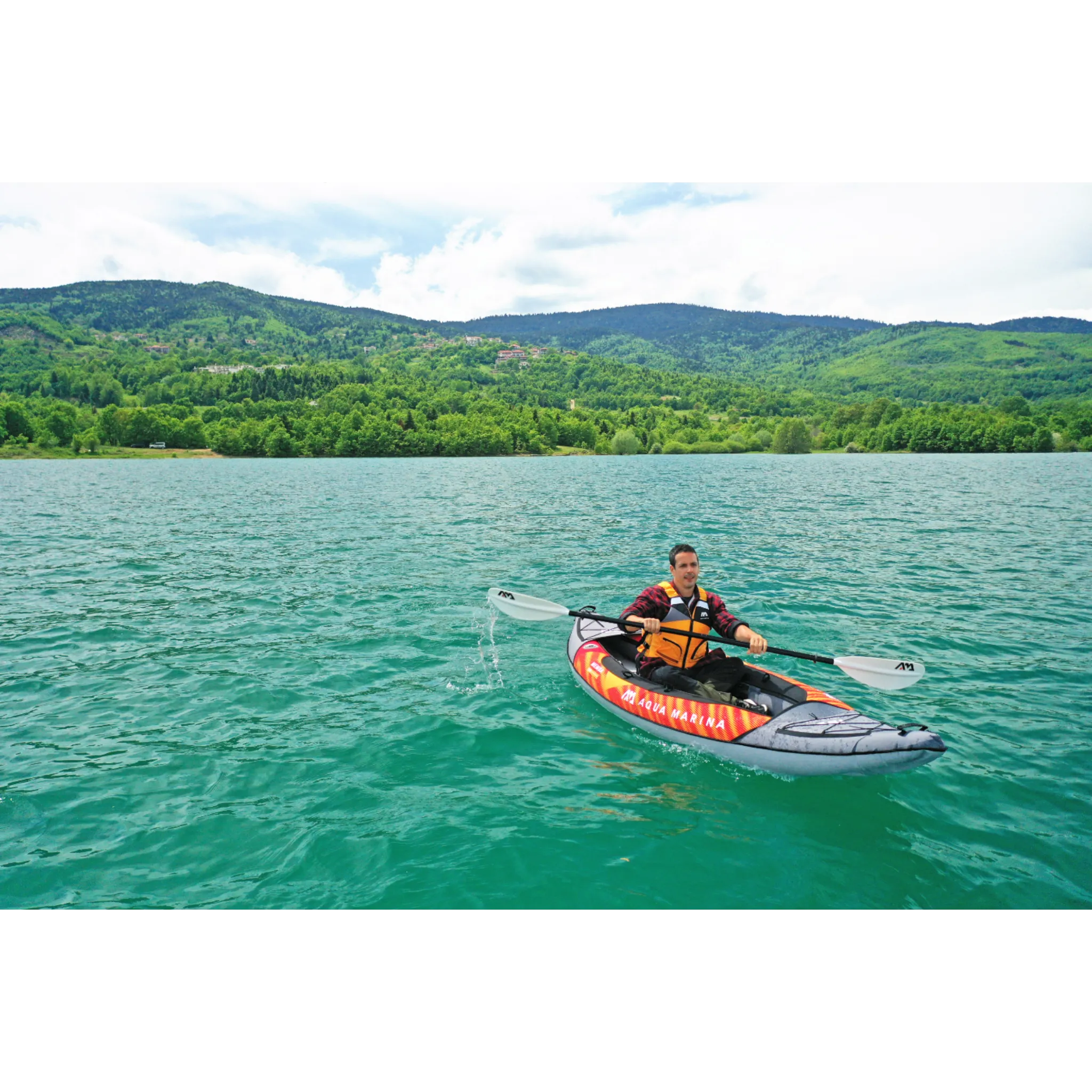 Aqua Marina - Memba-330 Inflatable Touring Kayak 1-Person