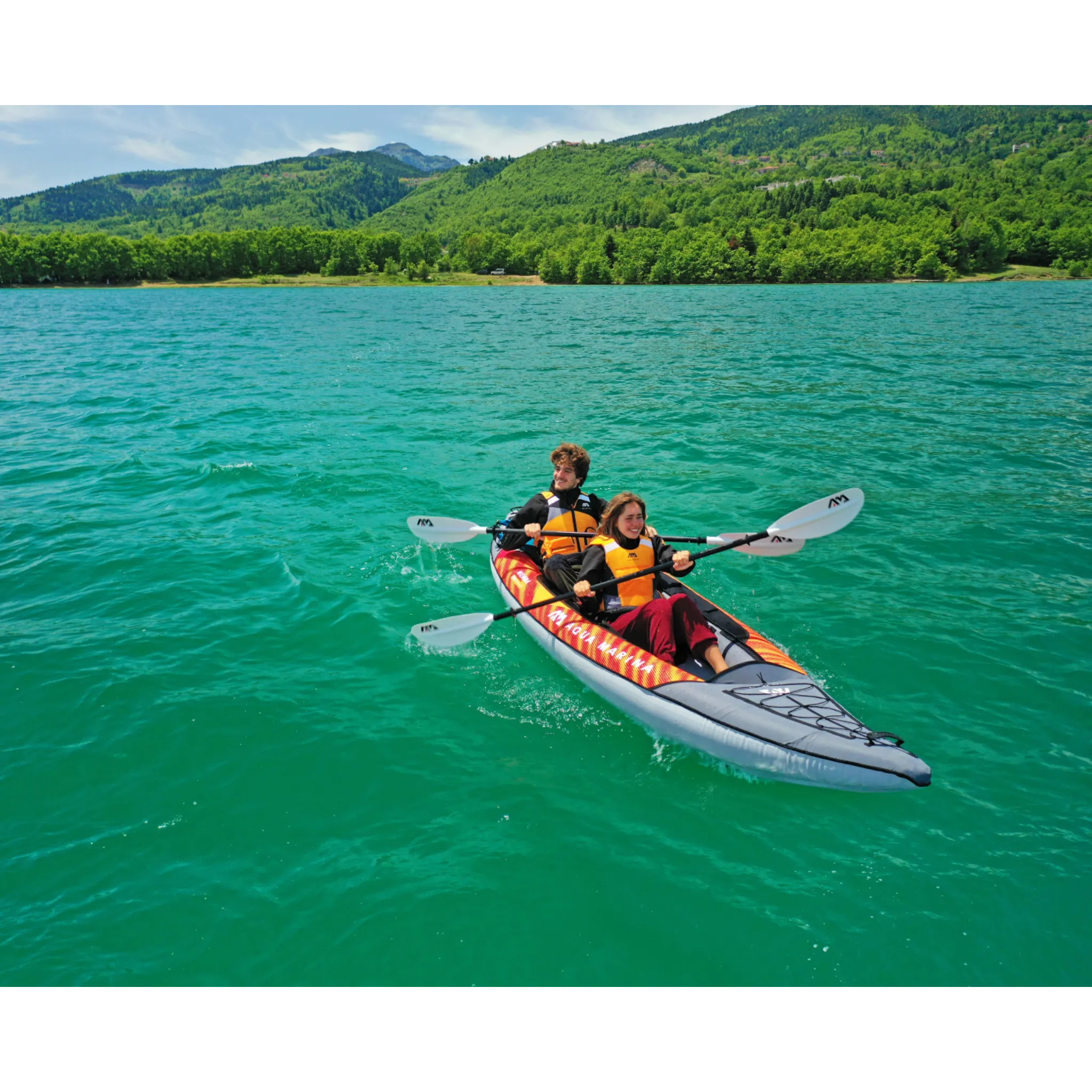 Aqua Marina - Memba-390 Inflatable Touring Kayak 2-Person