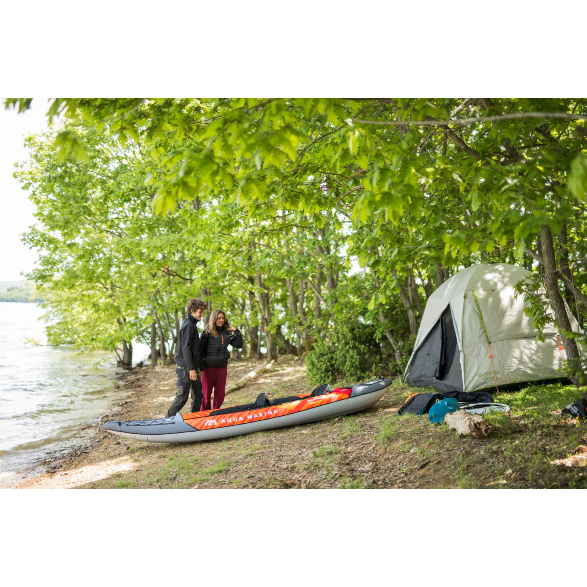 Aqua Marina - Memba-390 Inflatable Touring Kayak 2-Person