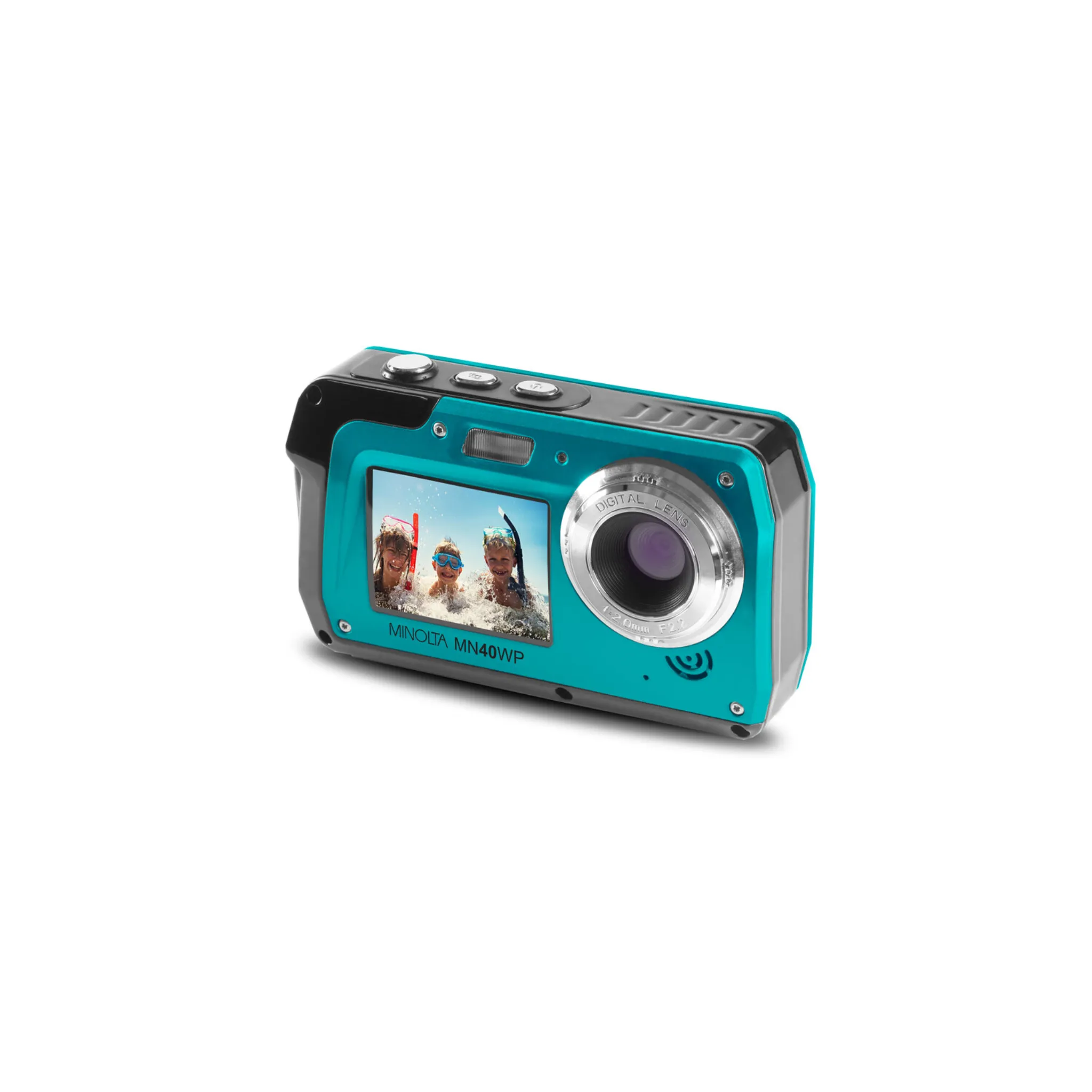 Minolta® 48.0-Megapixel Waterproof Digital Camera (Blue)