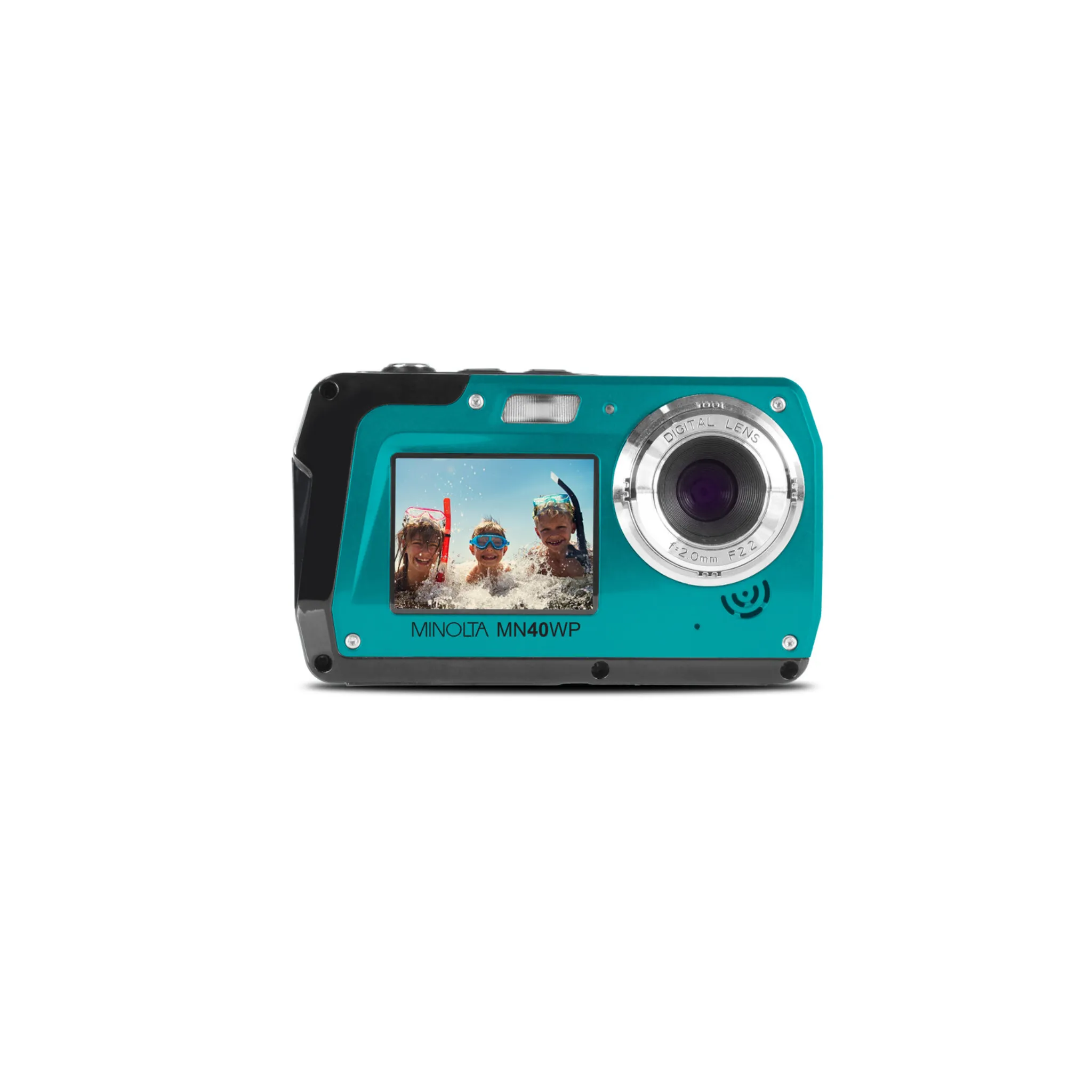Minolta® 48.0-Megapixel Waterproof Digital Camera (Blue)