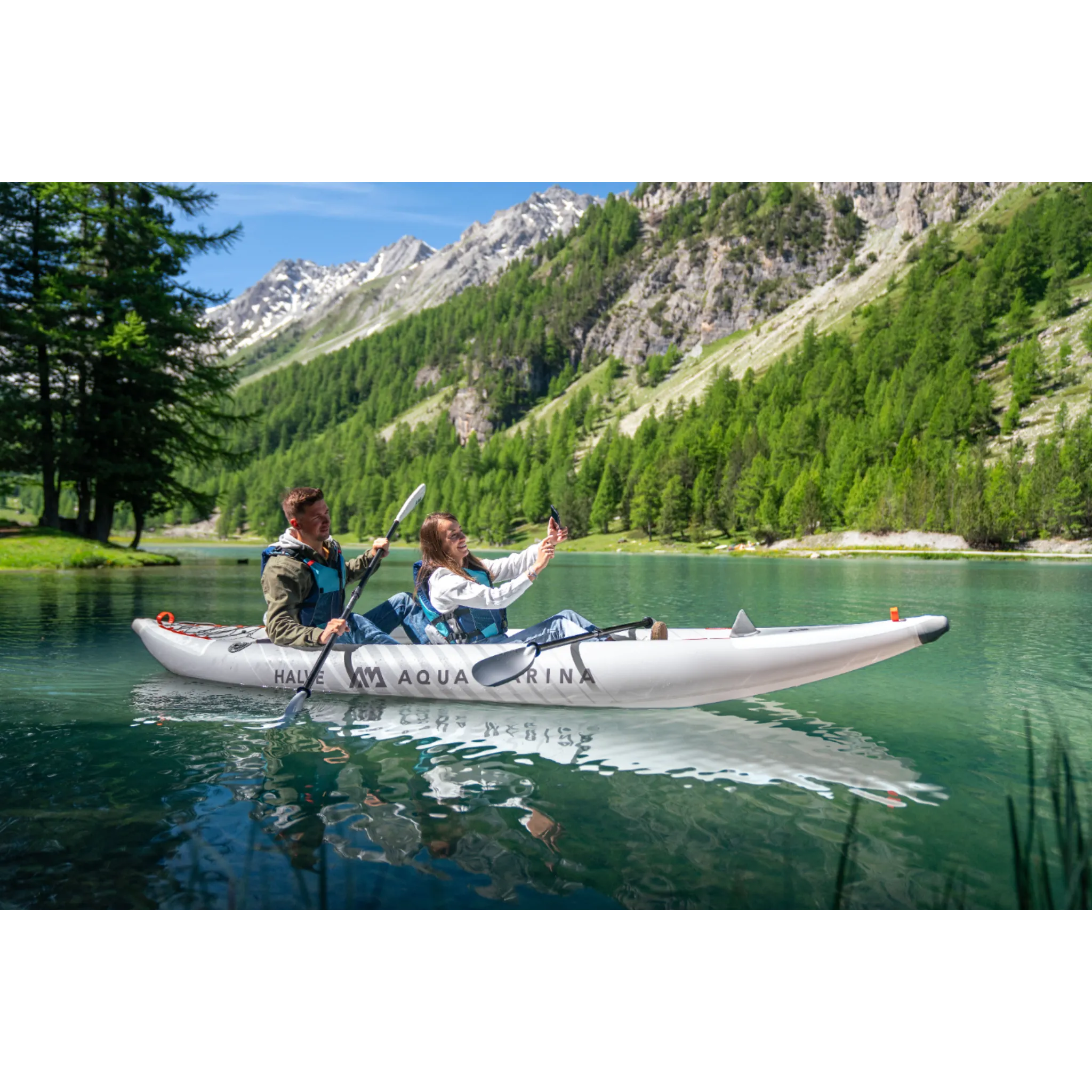 Aqua Marina - Halve Ultra-light Packayak™ 1-2 Person Inflatable Kayak