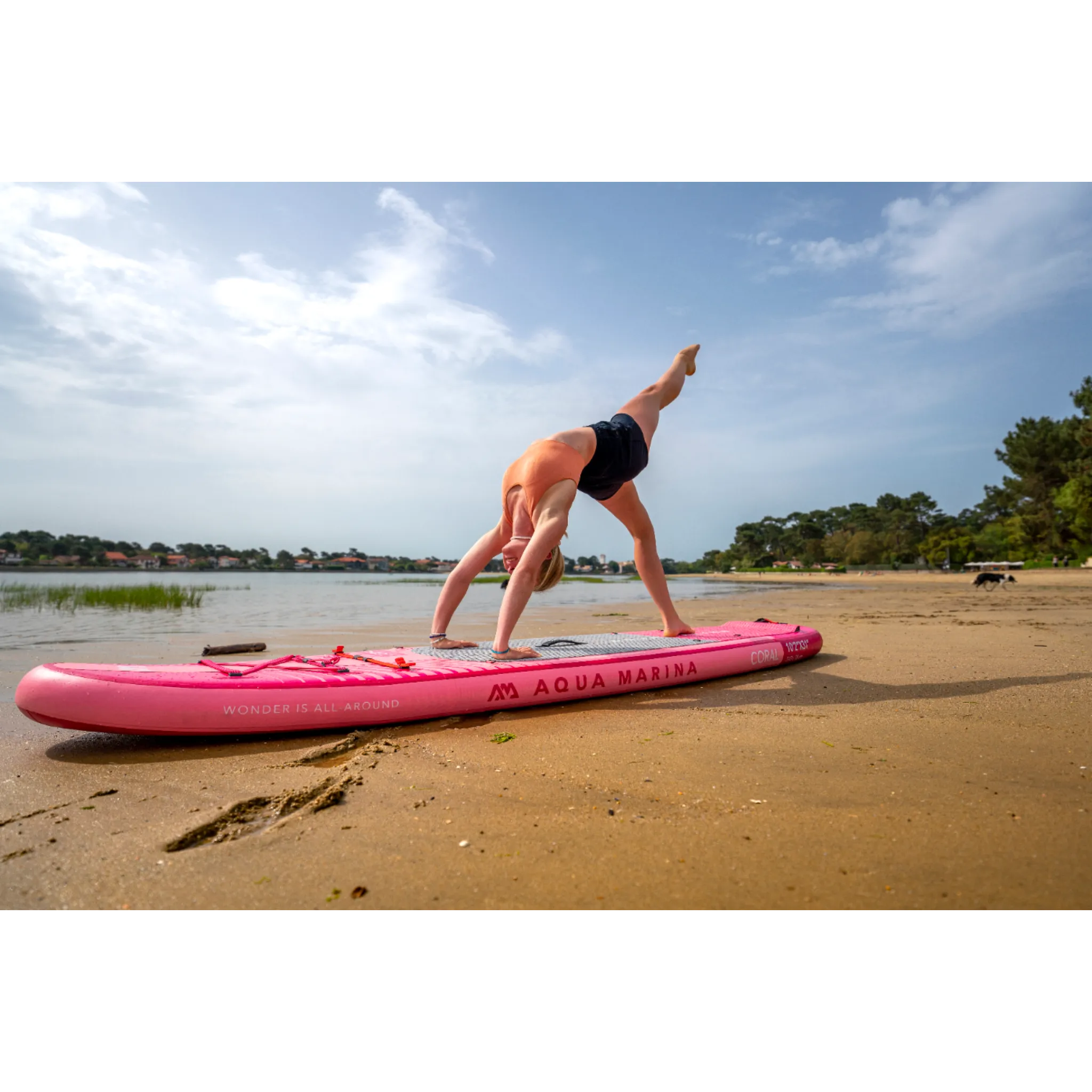 Aqua Marina Coral (Raspberry) Advanced All-around iSUP Paddleboard
