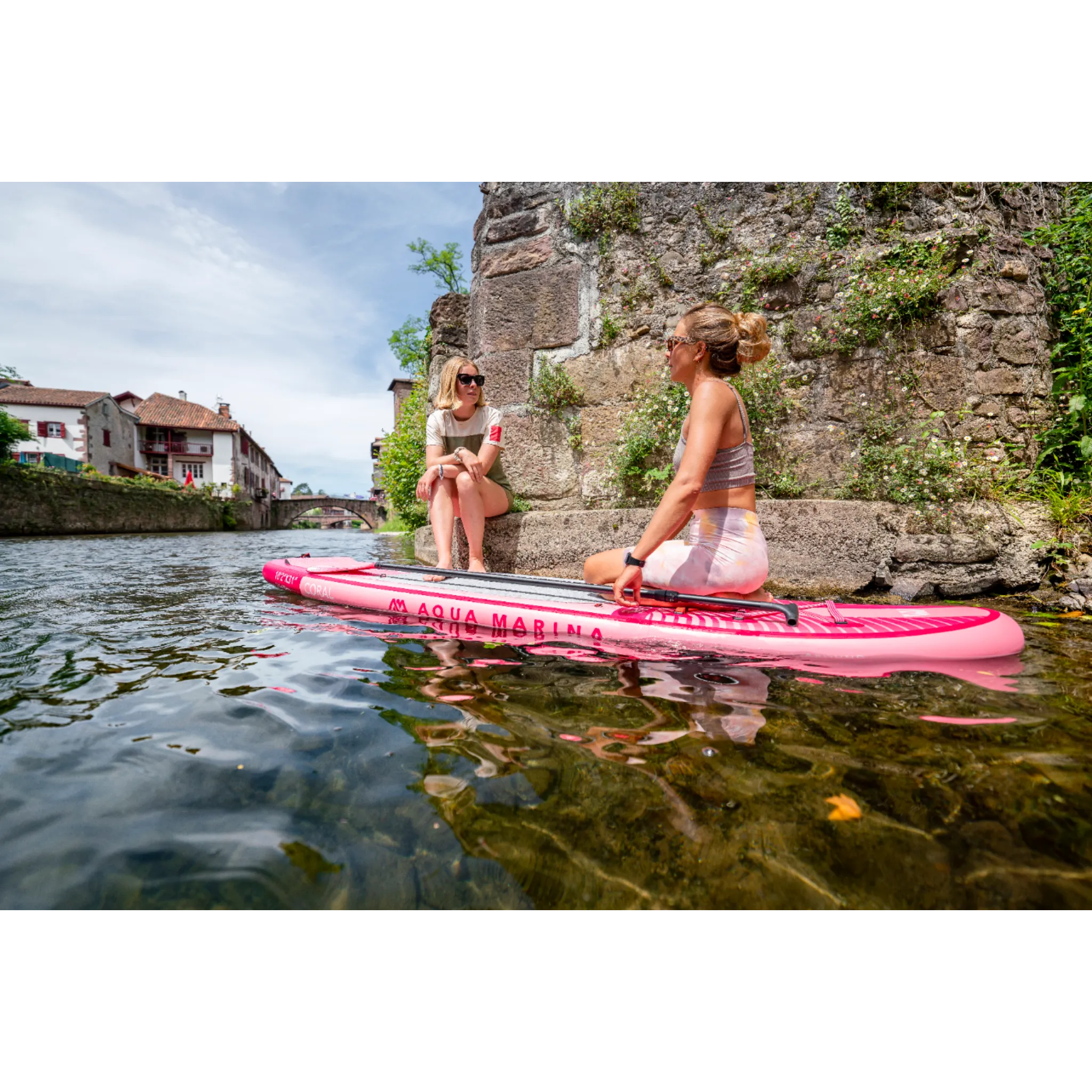 Aqua Marina Coral (Raspberry) Advanced All-around iSUP Paddleboard
