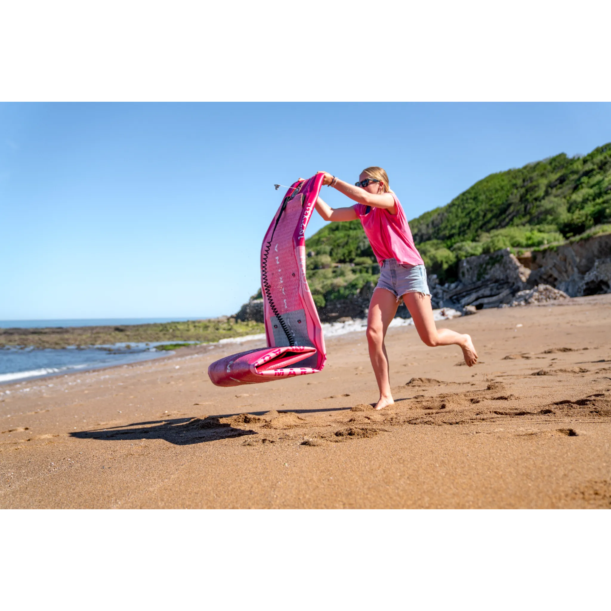 Aqua Marina Coral (Raspberry) Advanced All-around iSUP Paddleboard