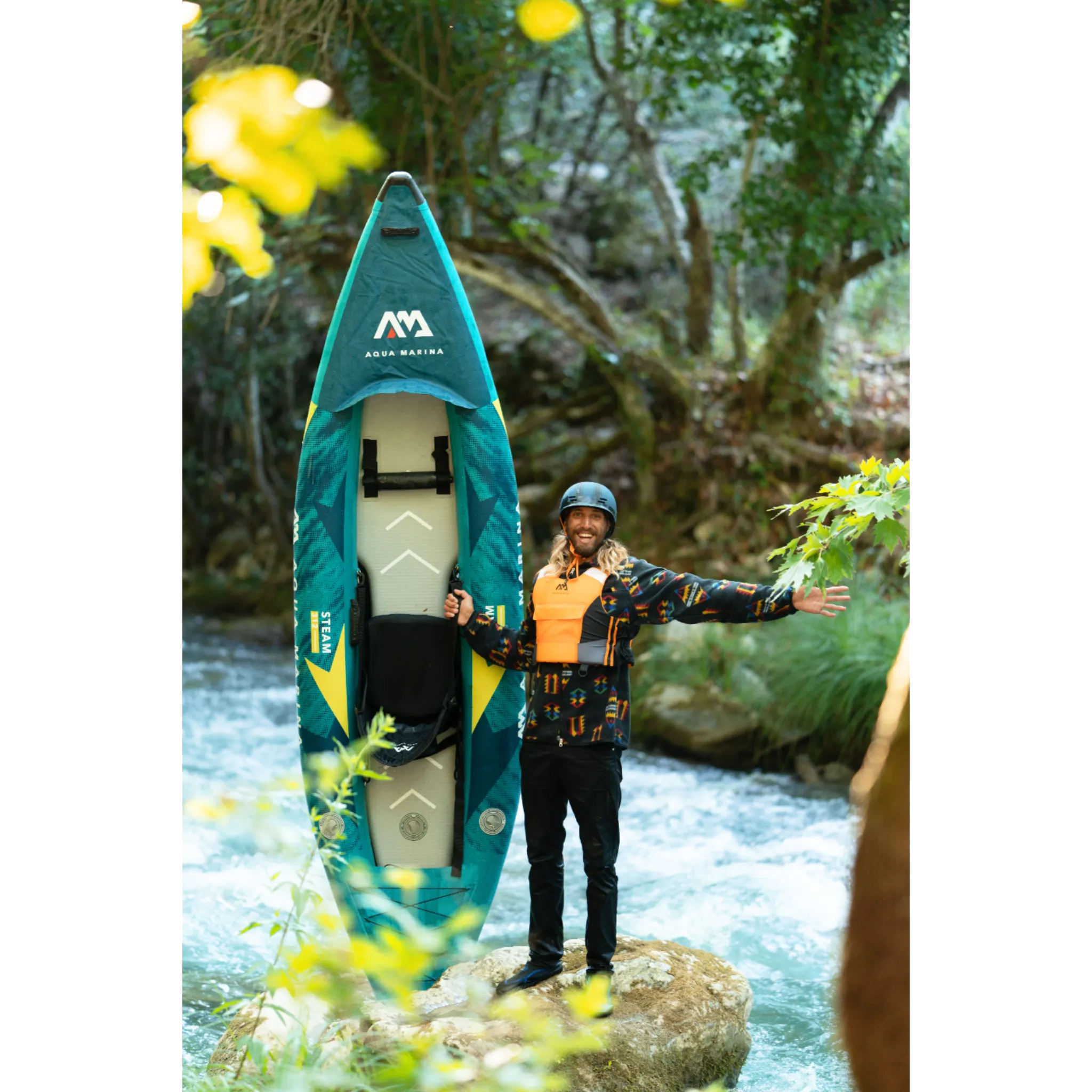 Aqua Marina - Steam-312 Versatile/Whitewater 1 Person Kayak