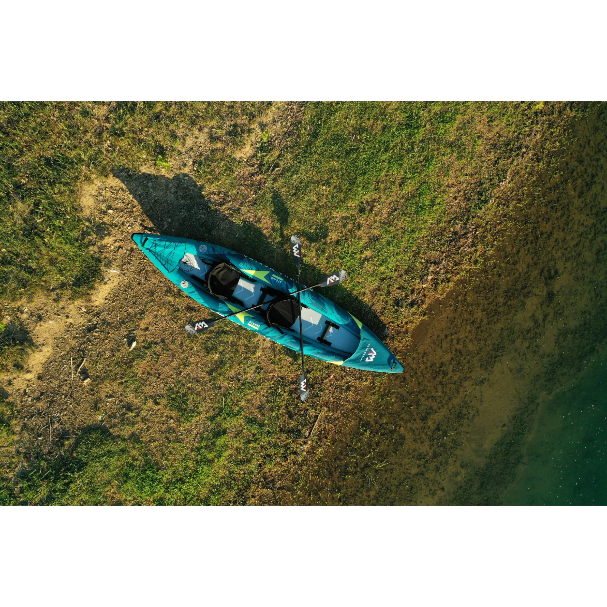 Aqua Marina - Steam-412 Versatile/Whitewater Inflatable 2-Person Kayak