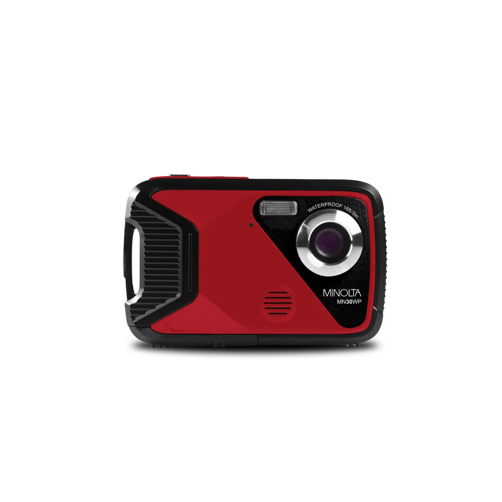 Minolta® MN30WP Waterproof 4x Digital Zoom 21 MP/1080p Digital Camera (Red)