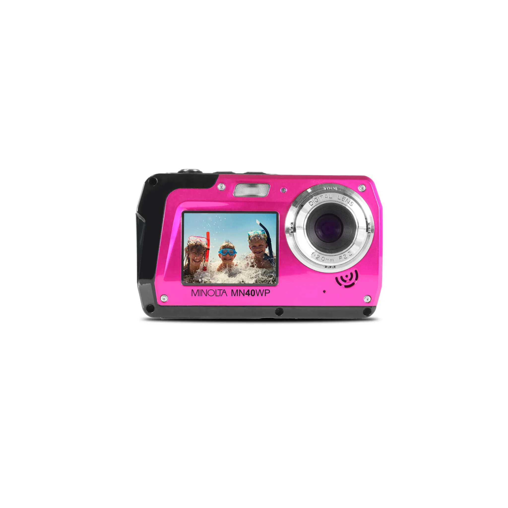 Minolta® 48.0-Megapixel Waterproof Digital Camera (Pink)